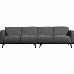 Statement 4-zits bank 280 cm structure velvet mountain - Loft24.nl