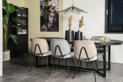 Stoel Lynn - Roze - Loft24.nl