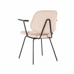 Stoel Lynn met armleuning - Roze - Loft24.nl