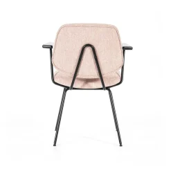 Stoel Lynn met armleuning - Roze - Loft24.nl