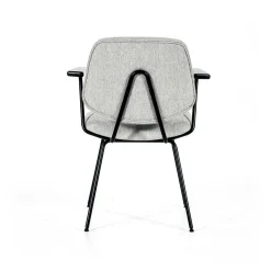 Stoel Lynn met armleuning - Grijs - Loft24.nl