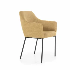 Stoel Paul - Mosterd Linea - Loft24.nl