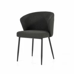 Stoel Santos Bouclé - Zwart (showroom model) - Loft24.nl