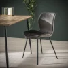Stoel Shell Velvet ronde buis - Antraciet - Loft24.nl