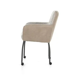 Stoel Soof Bouclé - Taupe - Loft24.nl