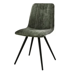 Stoel Straight Stitch Velvet - Blauw - Loft24.nl