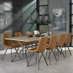 Stoel Zig Zag - Bruin - Loft24.nl