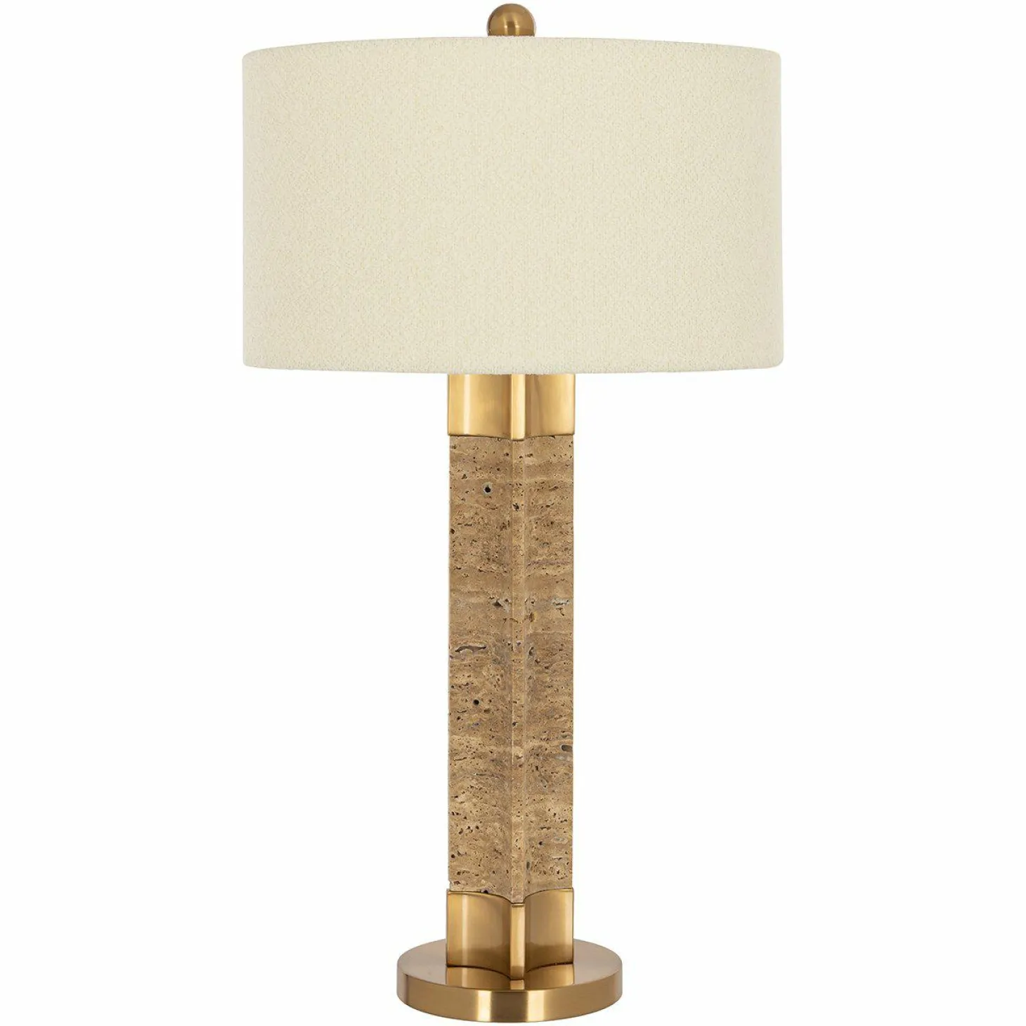 Tafellamp Aaliyah Marmer en bouclé - Loft24.nl