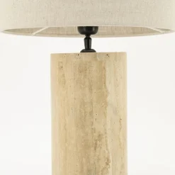 Tafellamp Amara Linnen - 60cm hoog - Loft24.nl