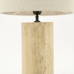 Tafellamp Amara Linnen - 60cm hoog - Loft24.nl