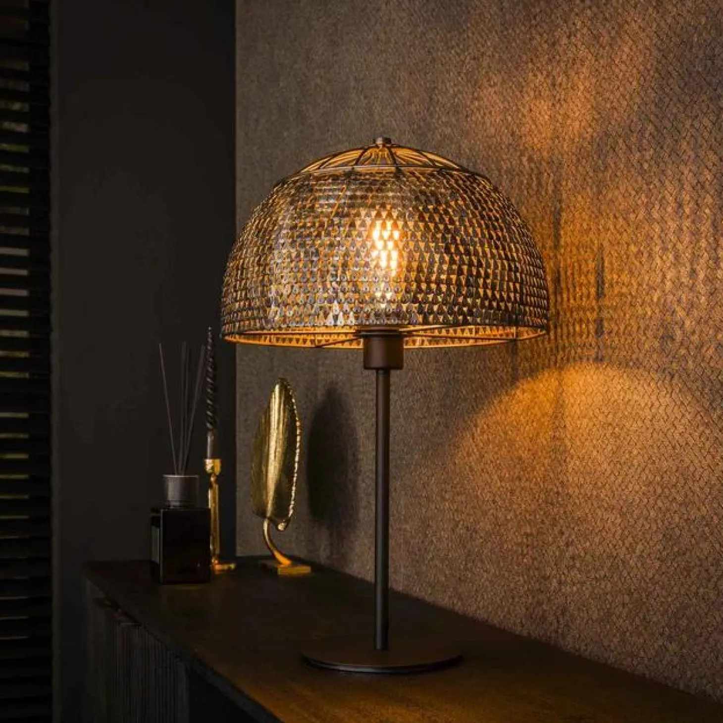 Tafellamp Armor - Ø35cm - Loft24.nl