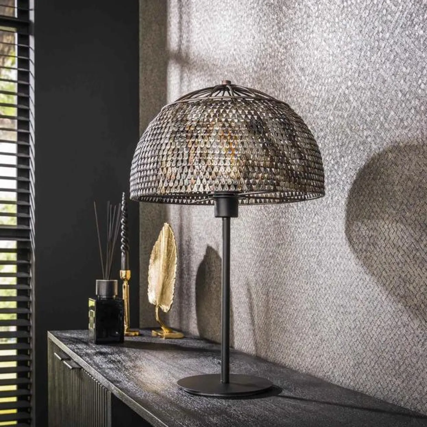 Tafellamp Armor - Ø35cm - Loft24.nl