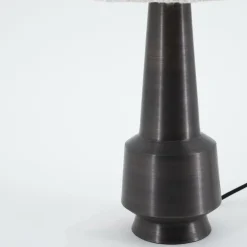 Tafellamp Dawn Bouclé en metaal - 61cm - Loft24.nl