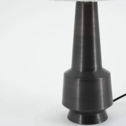 Tafellamp Dawn Bouclé en metaal - 61cm - Loft24.nl