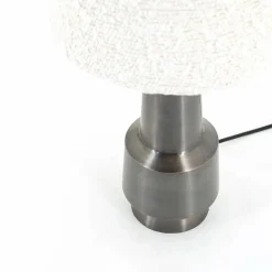 Tafellamp Dawn Bouclé en metaal - 61cm - Loft24.nl
