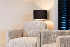 Tafellamp Nyo Marmer en metaal kleur Zwart - Loft24.nl