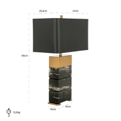 Tafellamp Serena Marmer en goud - Loft24.nl