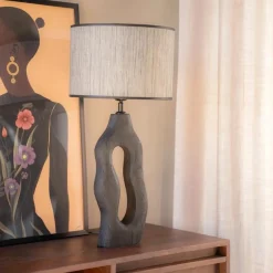 Tafellamp Shiboo Hout 64cm hoog - Bruin - Loft24.nl