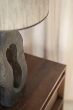 Tafellamp Shiboo Hout 64cm hoog - Zwart - Loft24.nl