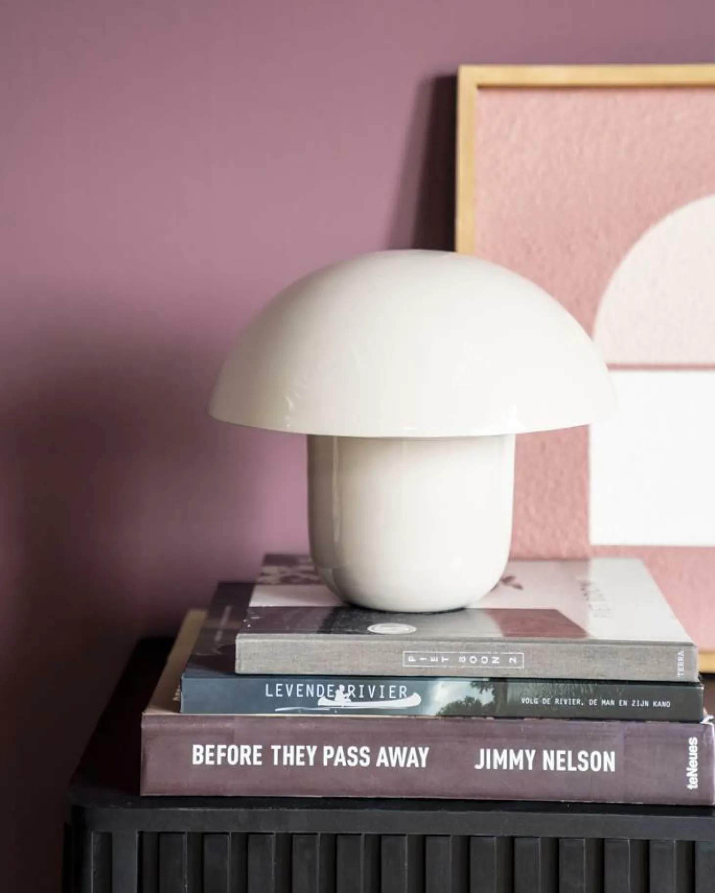 Tafellamp Toad 27cm hoog - Beige - Loft24.nl