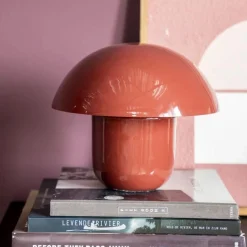 Tafellamp Toad 27cm hoog - Koraal Rood - Loft24.nl