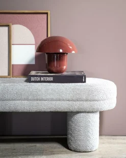 Tafellamp Toad 27cm hoog - Koraal Rood - Loft24.nl