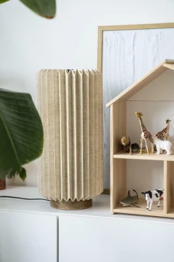 Tafellamp Zuki Linnen - 62cm hoog - Loft24.nl