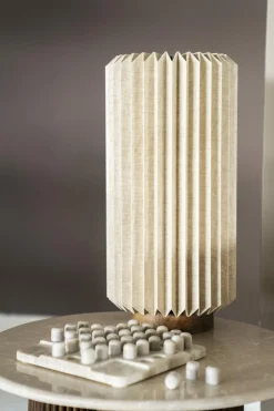 Tafellamp Zuki Linnen - 62cm hoog - Loft24.nl