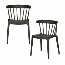 Tuin / Eetkamerstoel Bliss - Zwart - Loft24.nl