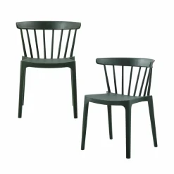 Tuin / Eetkamerstoel Bliss - Army Groen - Loft24.nl