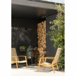 Tuin Fauteuil Stony Teakhout en Touw - Loft24.nl