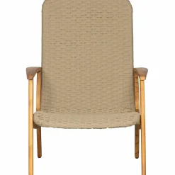 Tuin Fauteuil Stony Teakhout en Touw - Loft24.nl