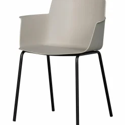 Tuinstoel Foppe Kunststof - Grijs - Loft24.nl