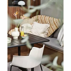 Tuinstoel Foppe Kunststof - Grijs - Loft24.nl