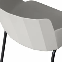 Tuinstoel Foppe Kunststof - Grijs - Loft24.nl