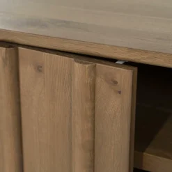 TV meubel Jake Eikenhout 264 cm - bruin - Loft24.nl