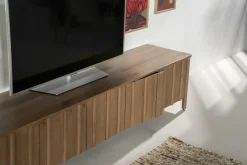 TV meubel Jake Eikenhout 264 cm - bruin - Loft24.nl