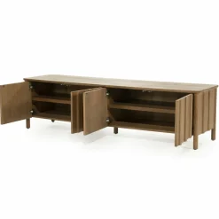 TV meubel Jake Eikenhout 183 cm - naturel - Loft24.nl