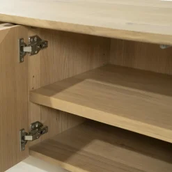 TV meubel Jake Eikenhout 183 cm - naturel - Loft24.nl