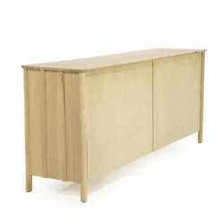 TV meubel Jake Eikenhout 183 cm - naturel - Loft24.nl