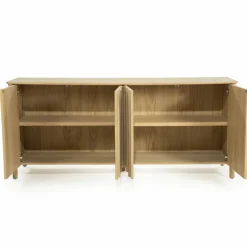 TV meubel Jake Eikenhout 183 cm - naturel - Loft24.nl