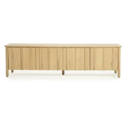TV meubel Jake Eikenhout 183 cm - naturel - Loft24.nl
