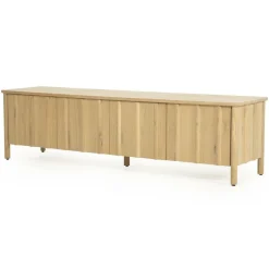 TV meubel Jake Eikenhout 183 cm - naturel - Loft24.nl