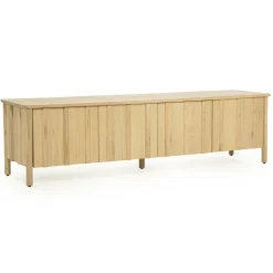 TV meubel Jake Eikenhout 183 cm - naturel - Loft24.nl