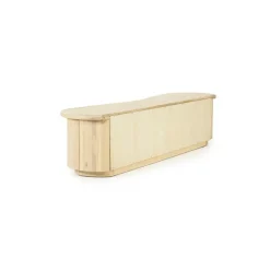 TV meubel Josh Eikenhout 180 cm - naturel - Loft24.nl