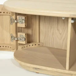 TV meubel Josh Eikenhout 180 cm - naturel - Loft24.nl