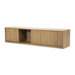 TV meubel Milo Eikenhout 180 cm - bruin - Loft24.nl