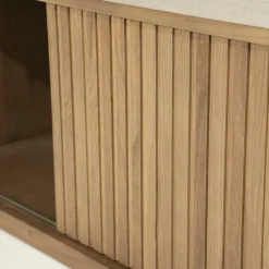 TV meubel Milo Eikenhout 180 cm - bruin - Loft24.nl