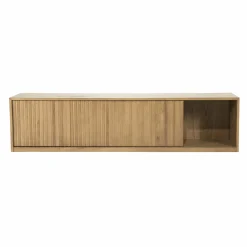 TV meubel Milo Eikenhout 180 cm - bruin - Loft24.nl