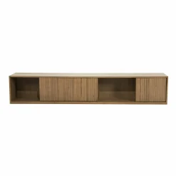 TV meubel Milo Eikenhout 240 cm - bruin - Loft24.nl